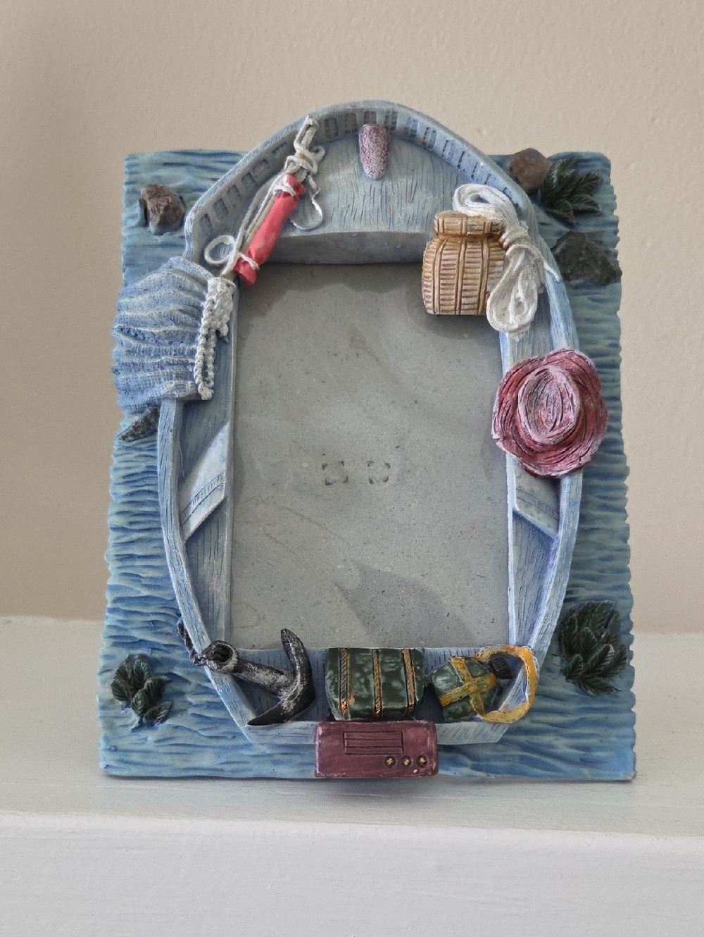 Nautical Ceramic Boat Photo Frame